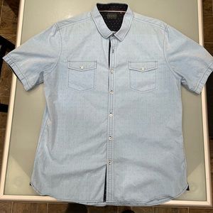 Men’s short sleeve casual shirt - 7diamonds, size XL